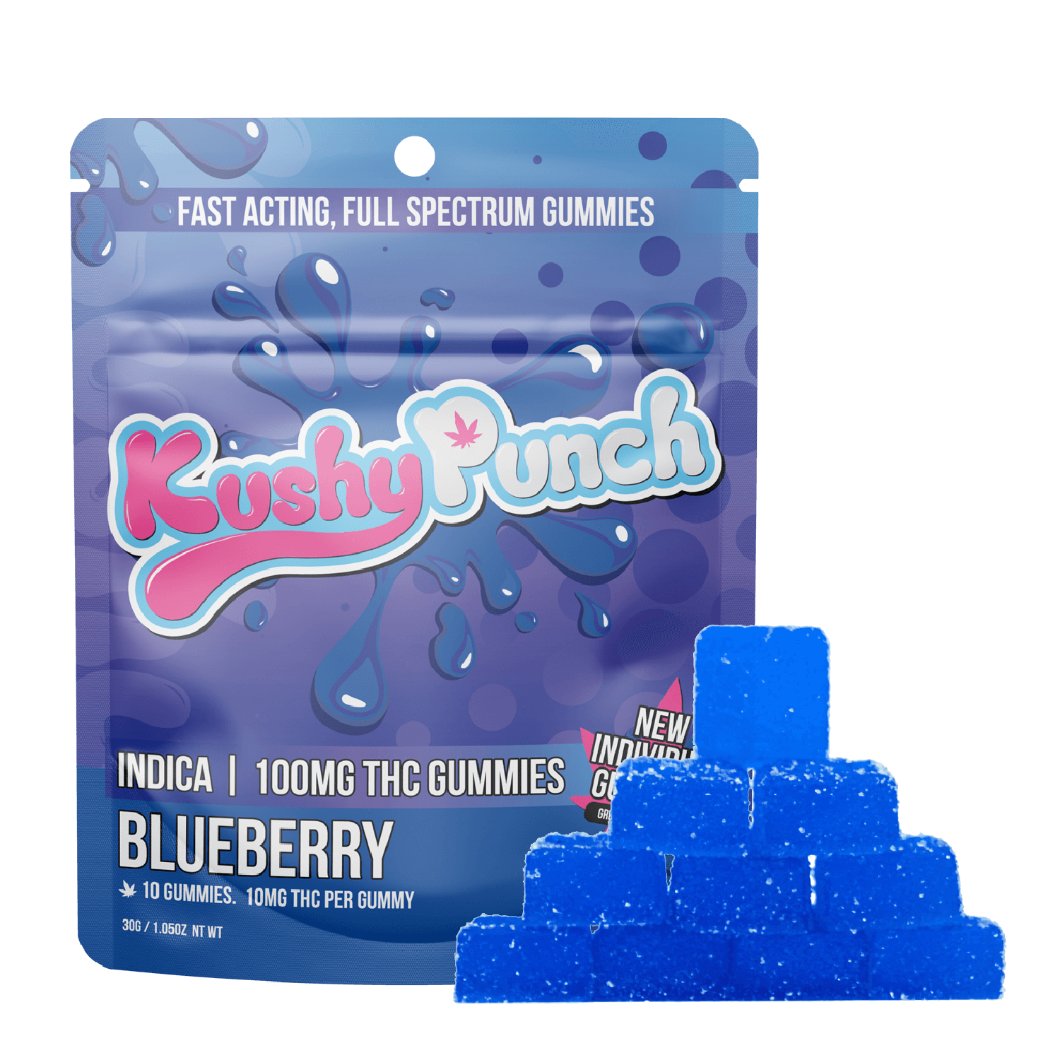Indica Blueberry Gummies