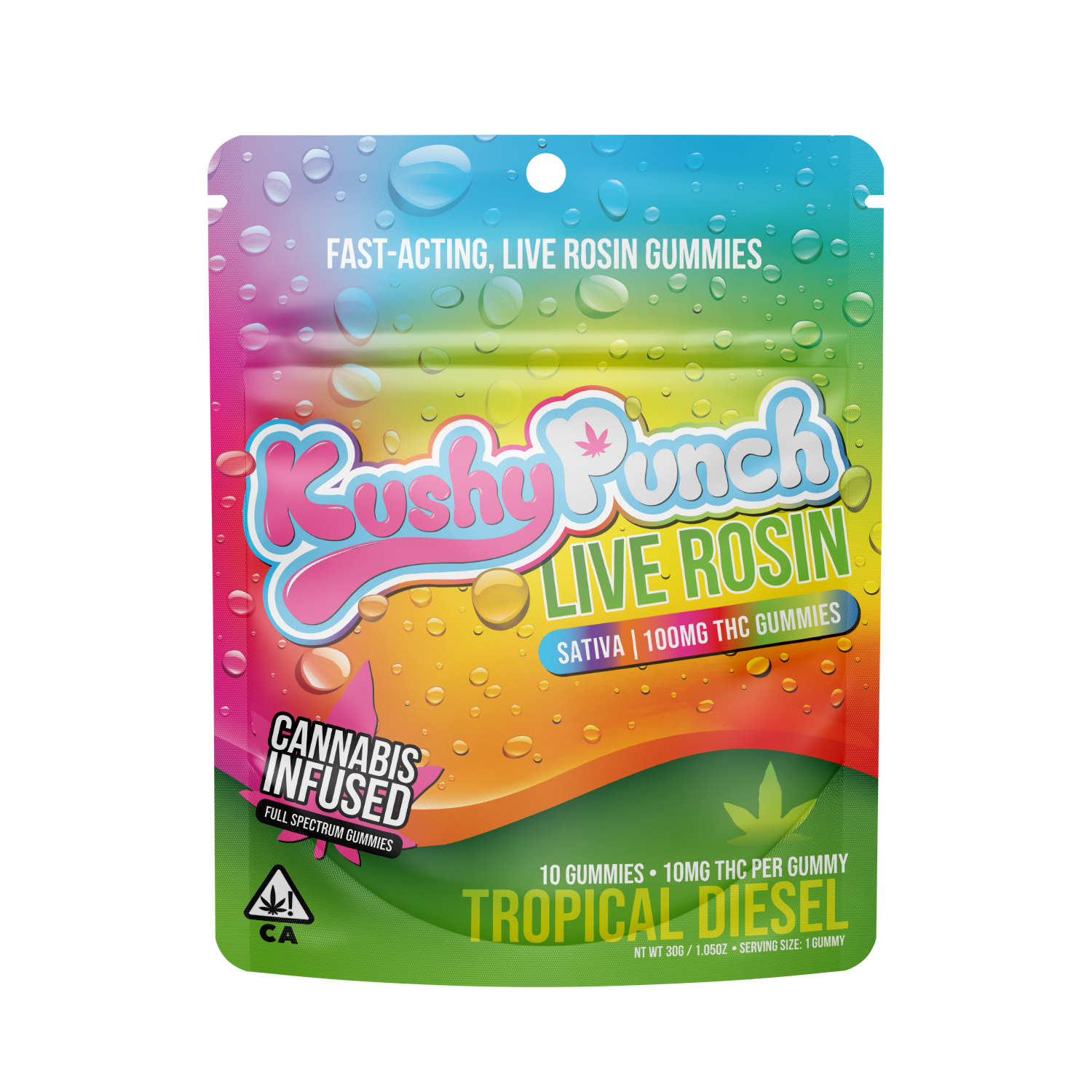 Sativa Live Rosin Gummies