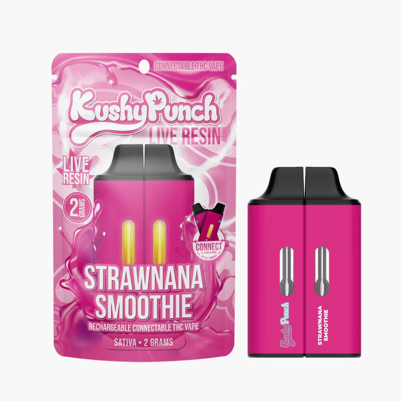 Strawnana Smoothie Live Resin Connects